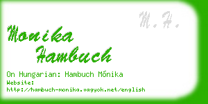 monika hambuch business card